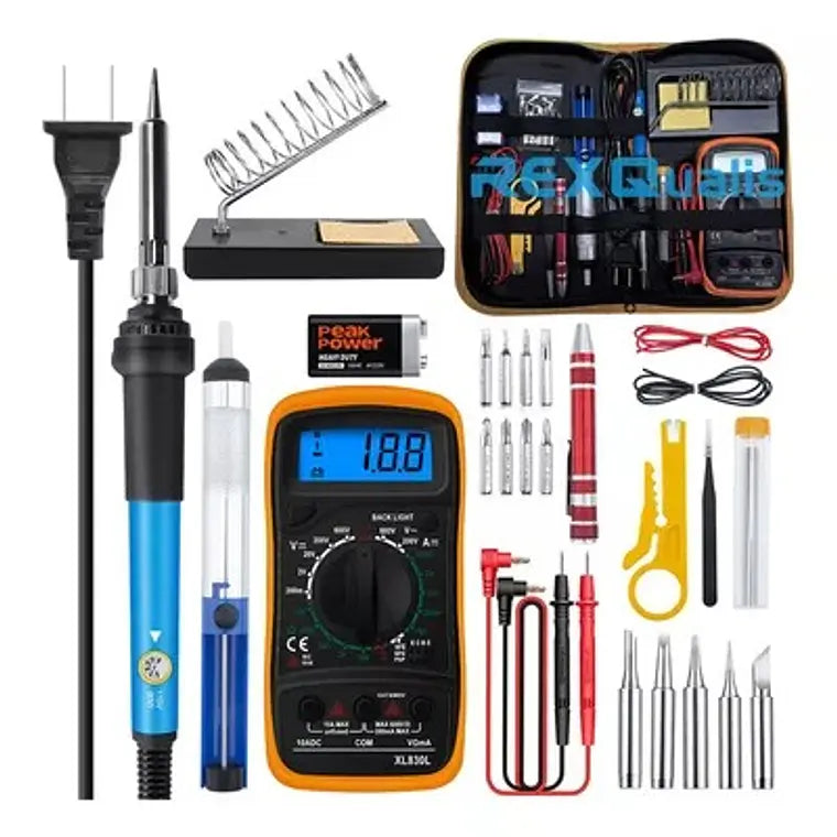 Tester/Multímetro digital kit incluye cautin