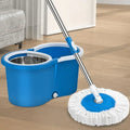 Mopa Giratoria 360° + Canasto con ruedas