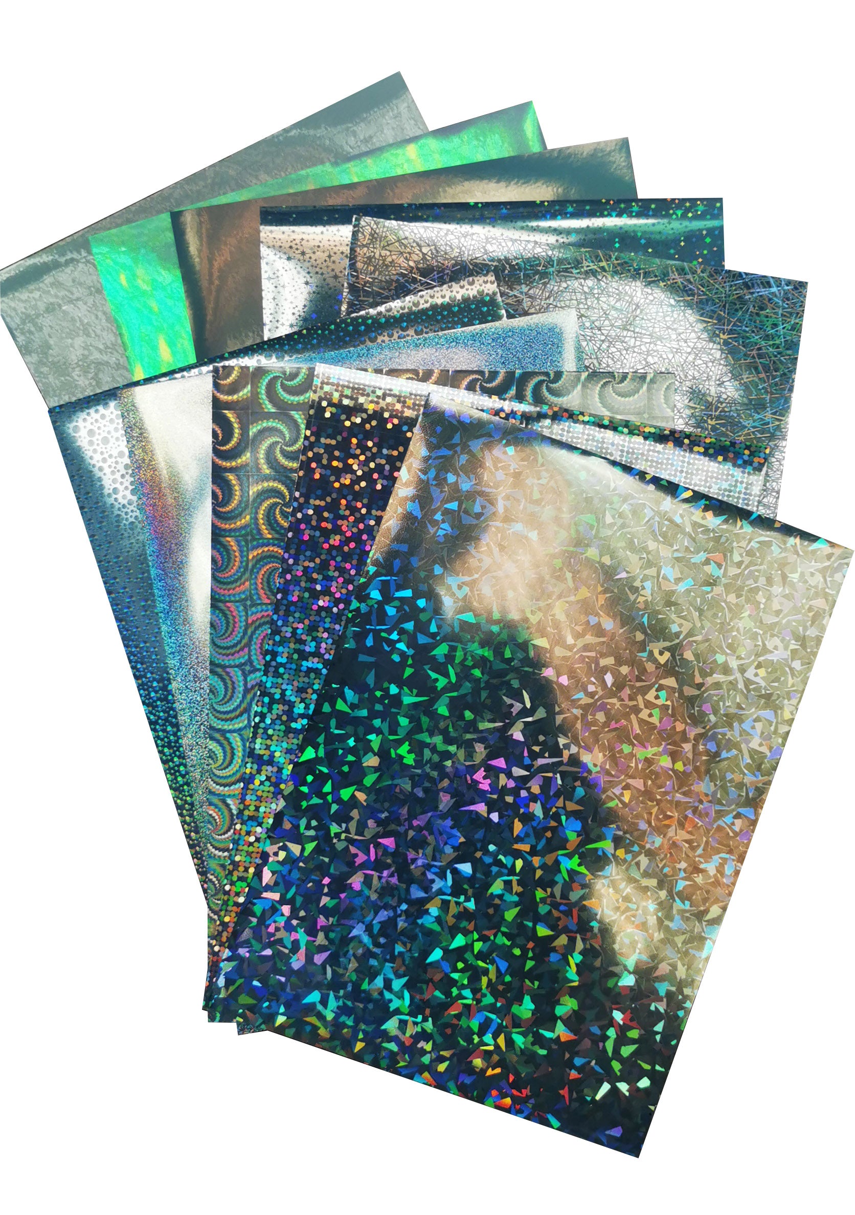 Pack Vinilos Tornasol Adhesivo Imprimible 20Hjs tamaño A4