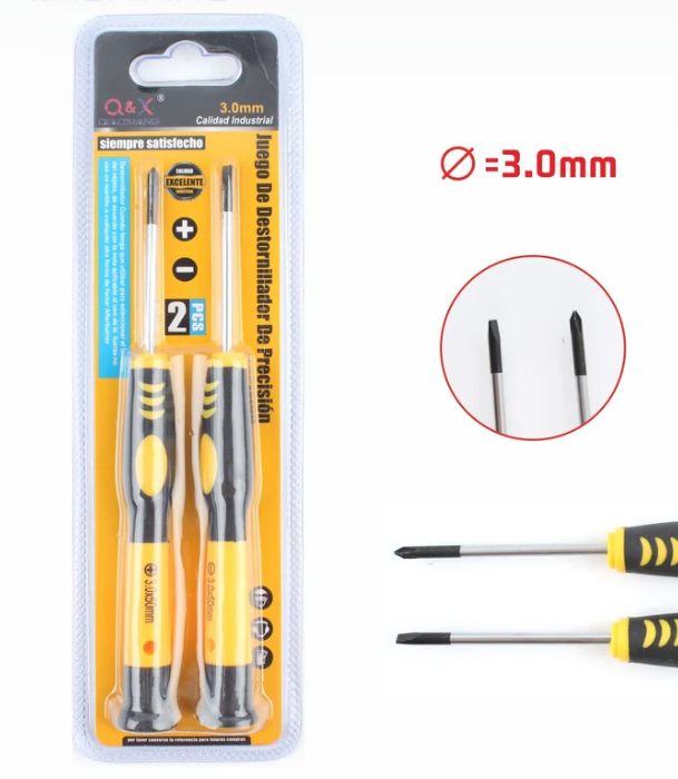 Destornillador doble punta 2pcs
