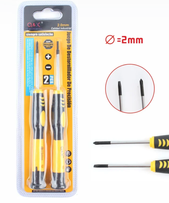 Destornillador doble punta 2pcs