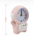 Reloj despertador astronauta color rosa