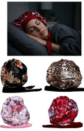 Gorro satin estampado